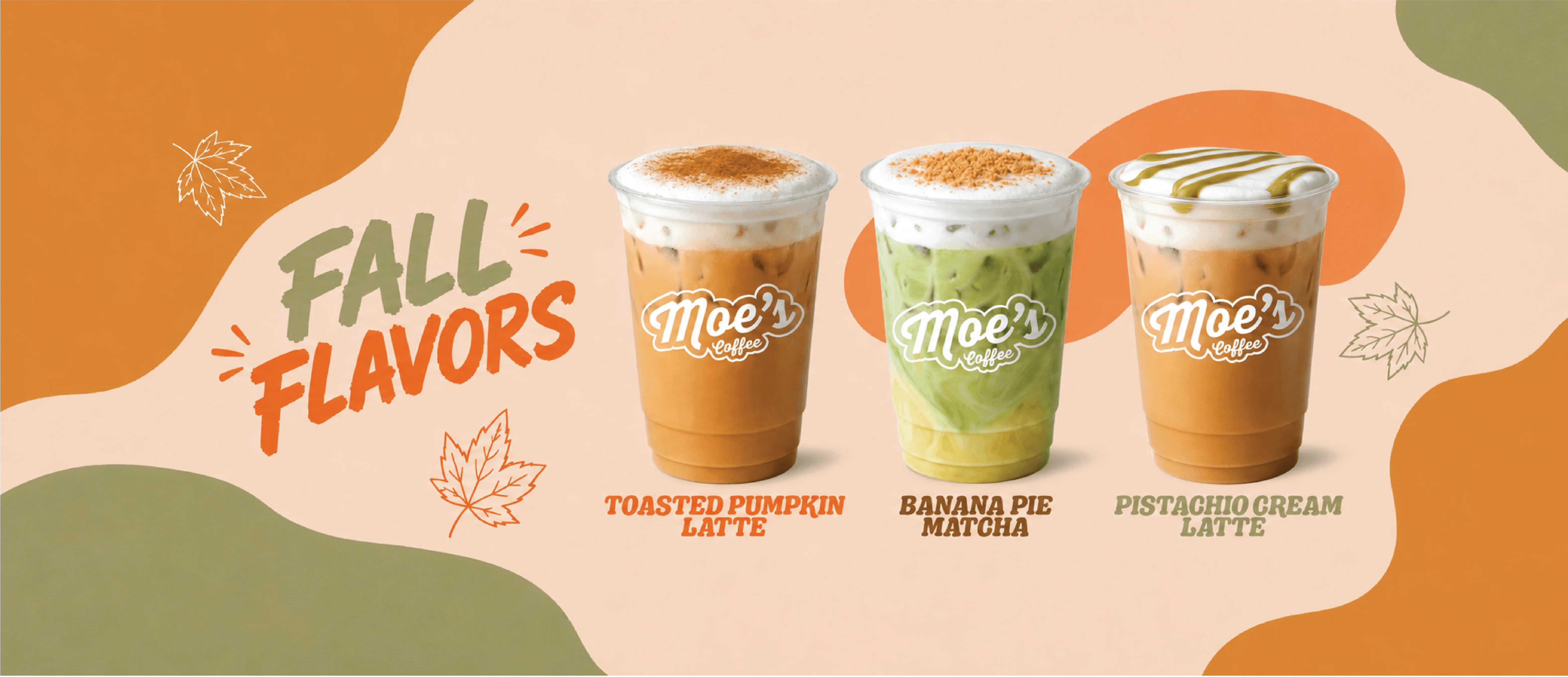 Iced caramel pear crisp refresher drink