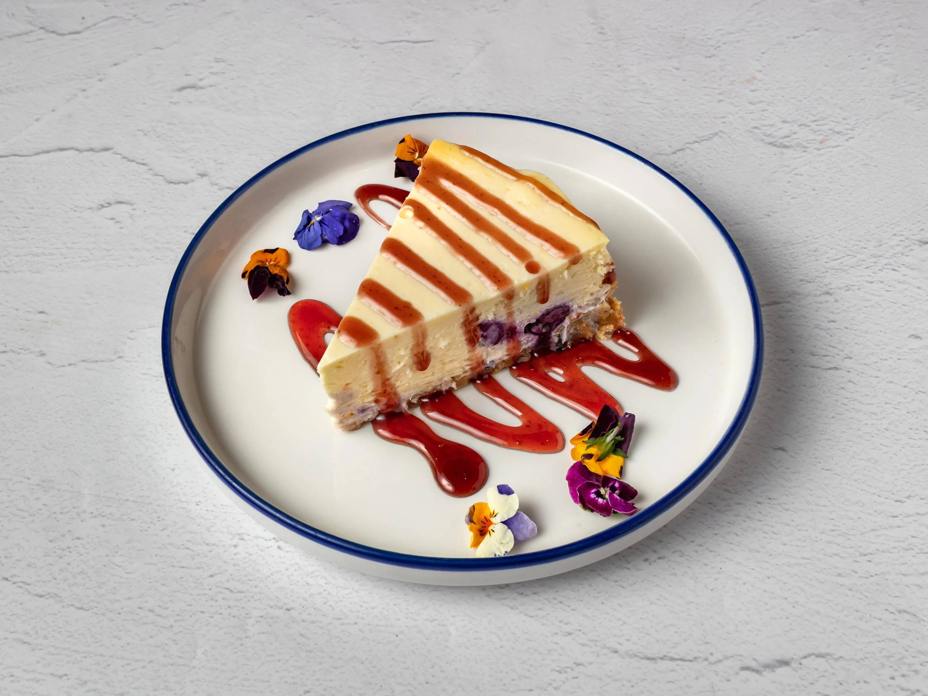Homemade Blueberry Cheesecake