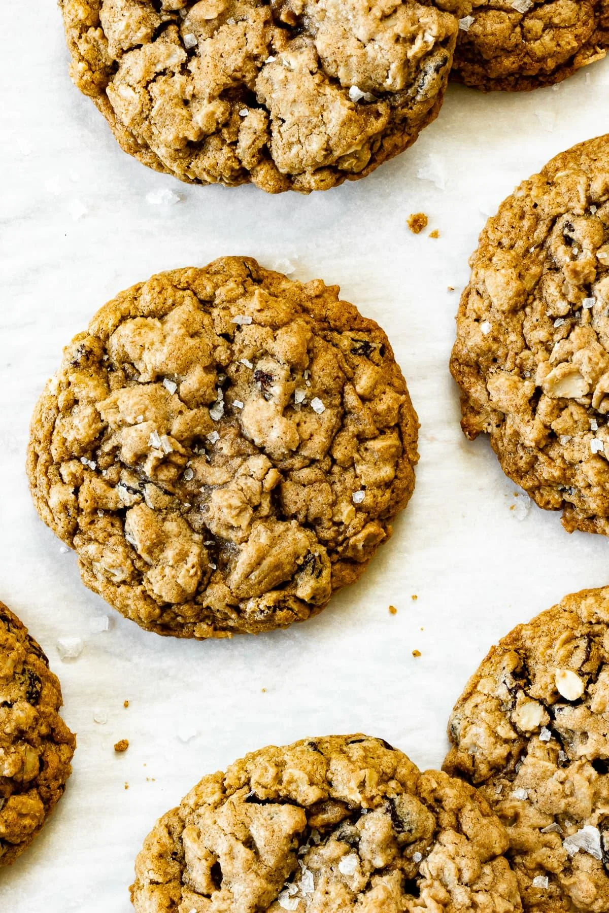 Oatmeal Raisin Sourdough Cookies