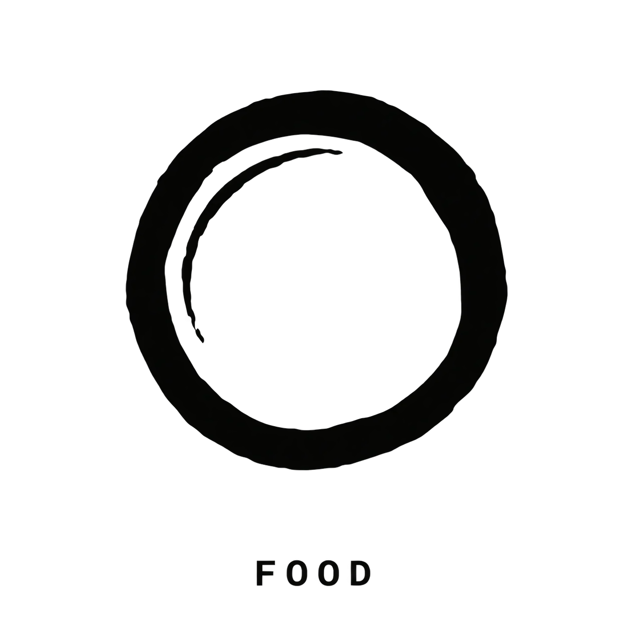 Lake + Sky food plate symbol