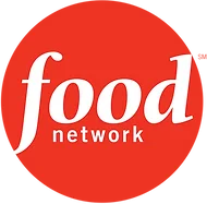 Food Network logo in a vibrant red circle