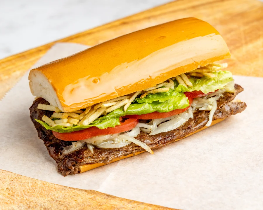 Pan Con Bistec