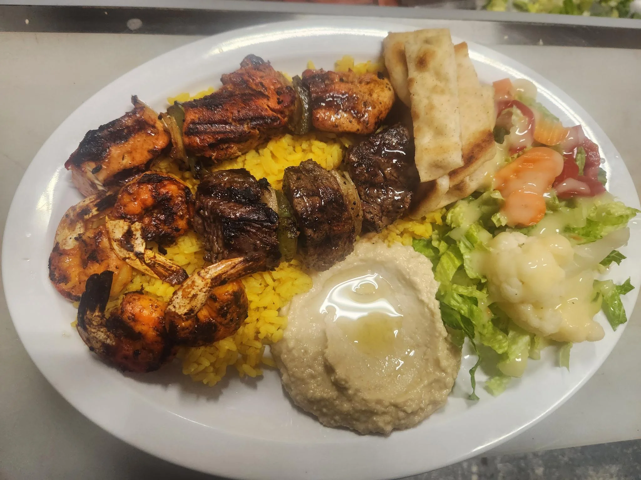 Combo Kabob Platter