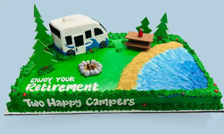 retirement cake