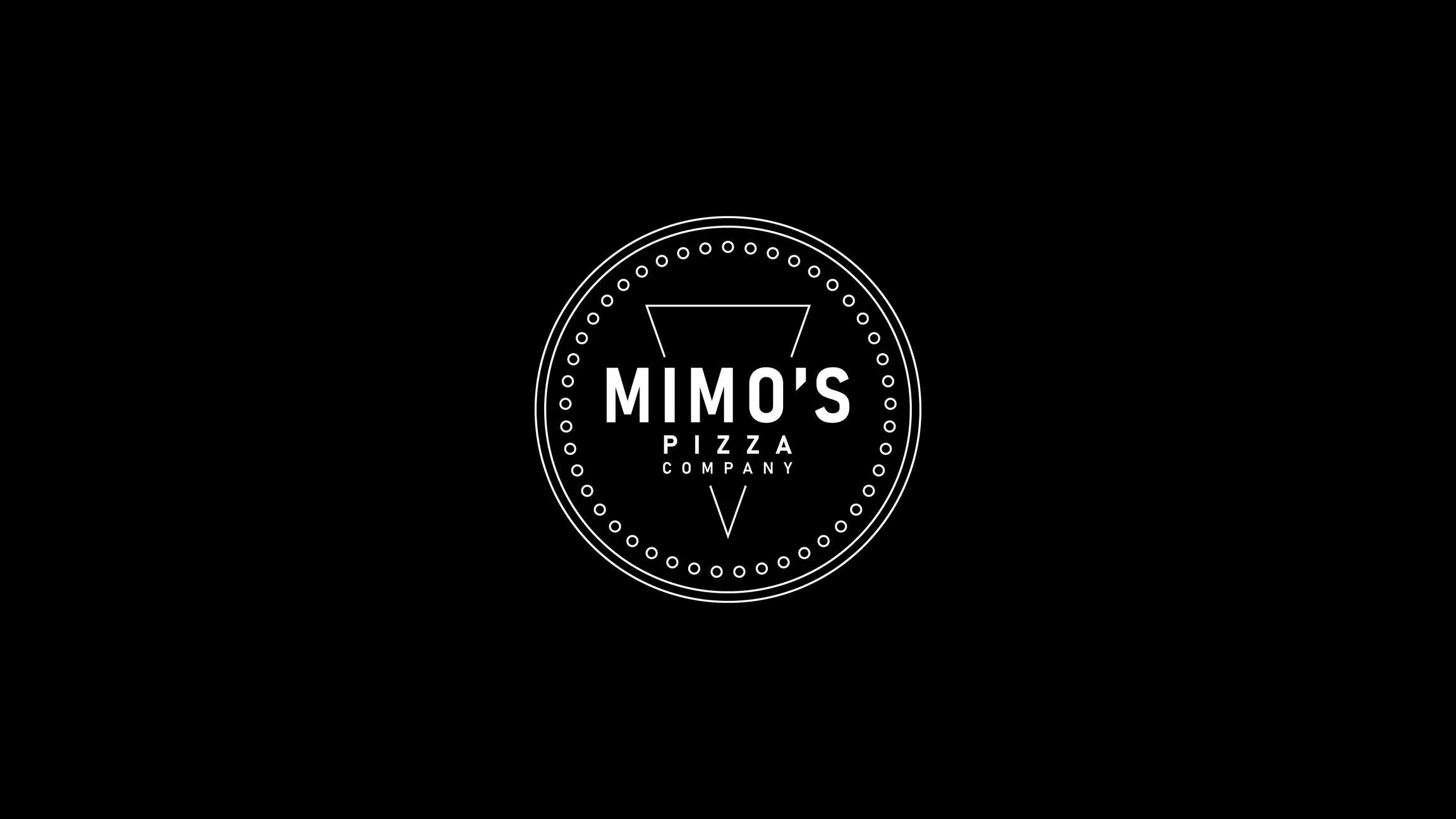 Mimo's Pizza Company logo design