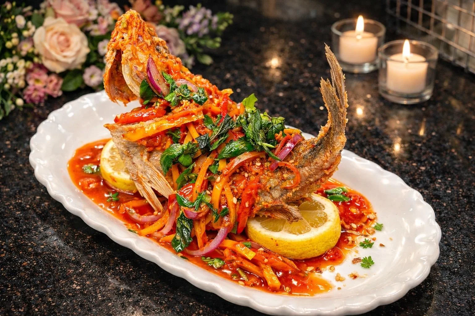 CRISPY FRIED WHOLE FISH