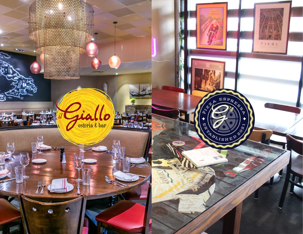 Stylish restaurant interiors with modern decor and inviting ambiance