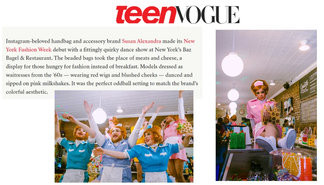 Teen Vogue Susan Alexandra Baz bagel 