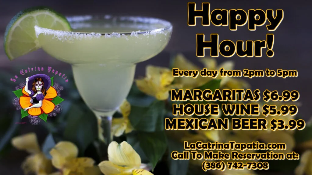 Refreshing margarita cocktail for happy hour