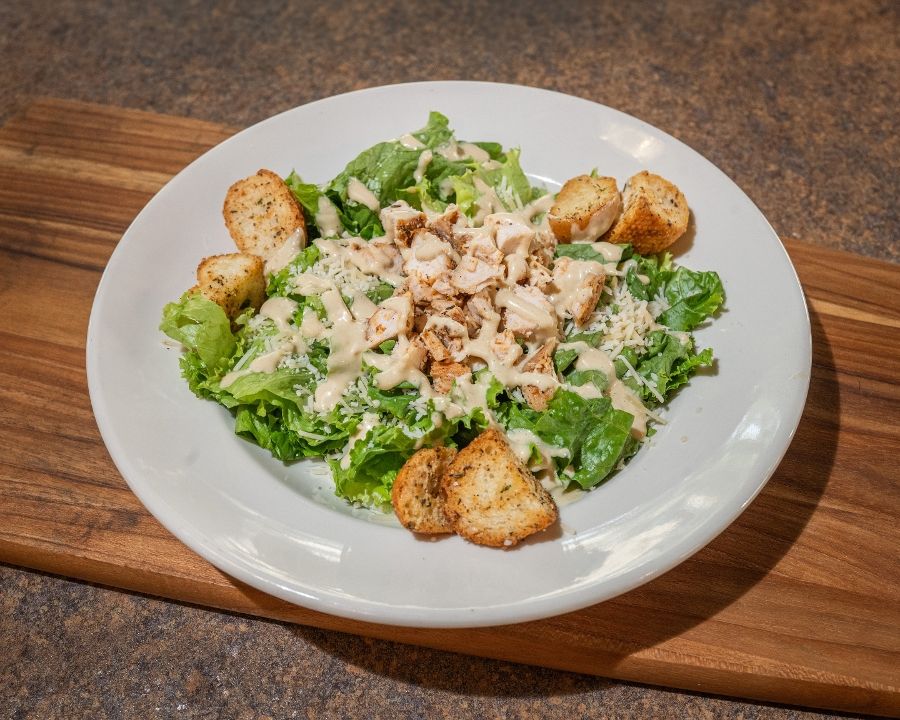 Chicken Caesar Salad at Goose Feathers Cafe & Bakery