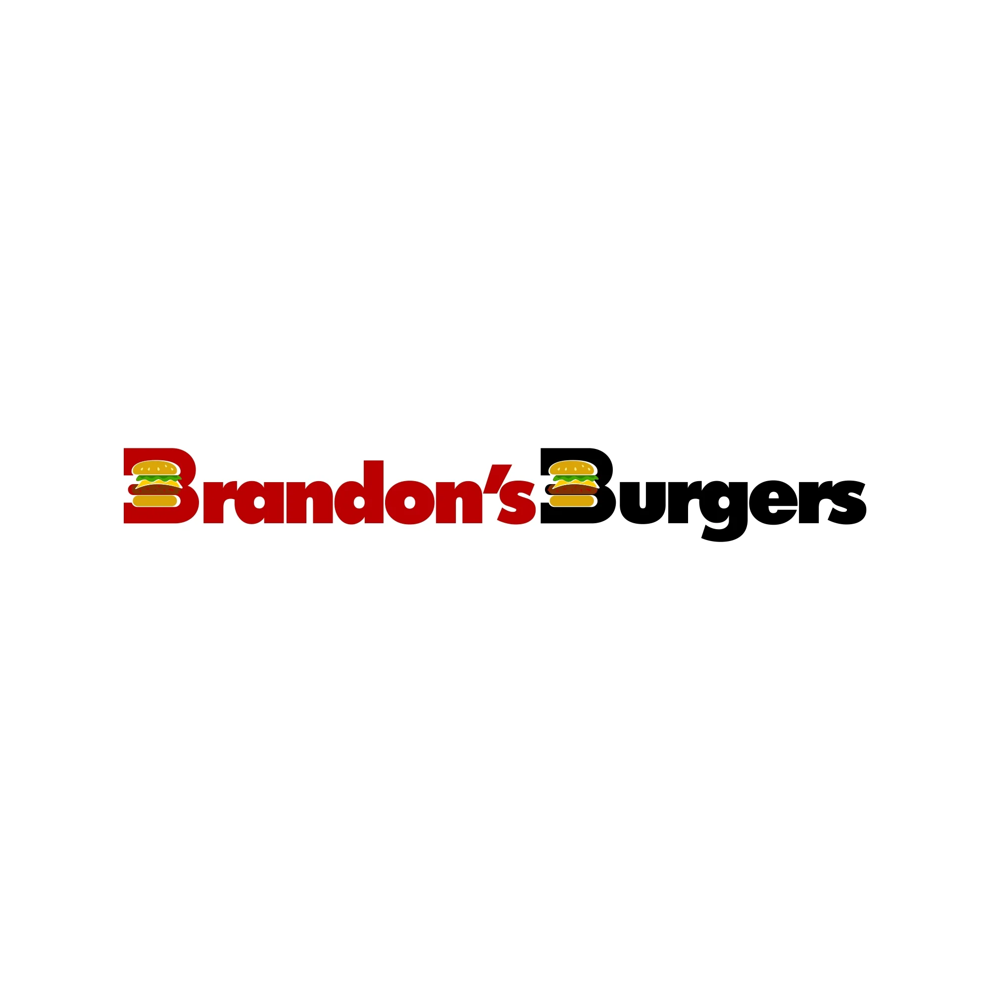 Logo of Brandon's Burgers featuring a burger icon