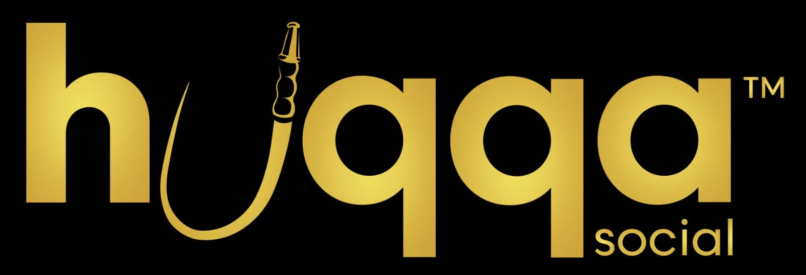 Logo of Huqqa Social, a modern hookah lounge