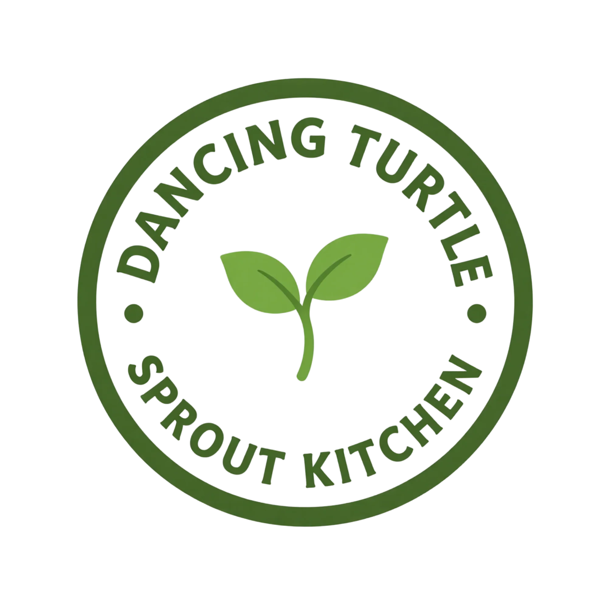 Logo of Dancing Turtle restaurant with a playful design