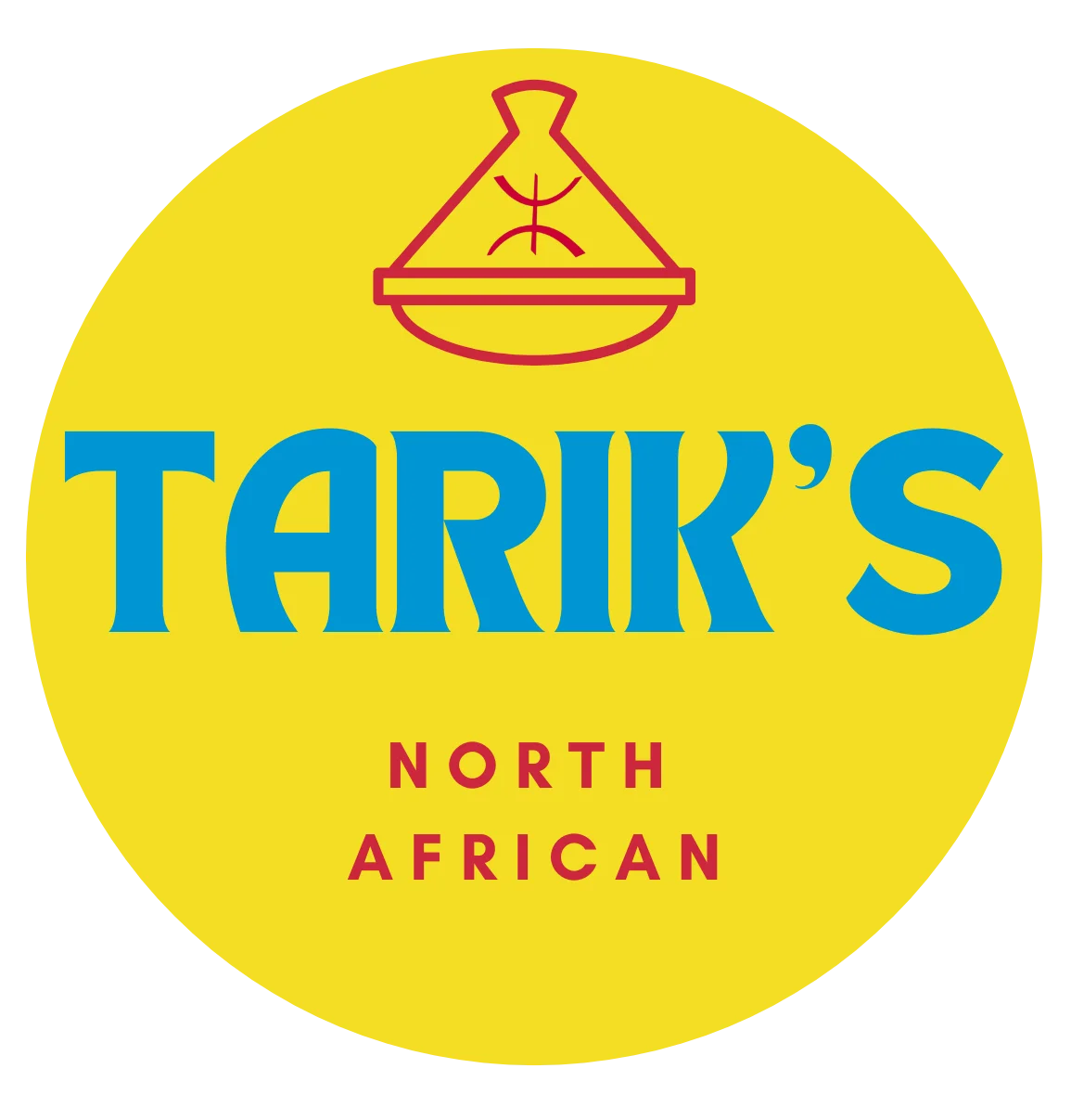 Logo of Tarik's North African restaurant featuring a tagine design