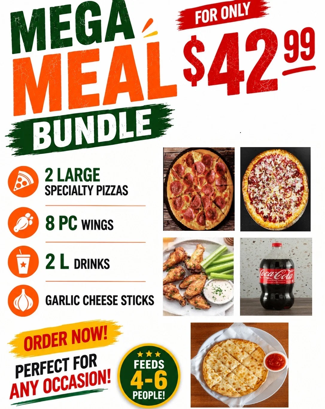 Variety of gourmet pizzas on a wooden table