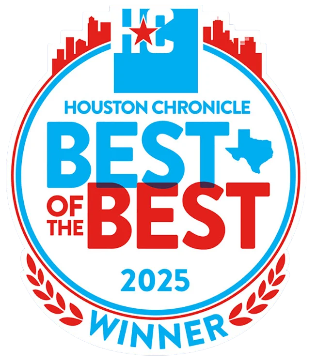 Houston Chronicle Best of the Best 2025 award badge