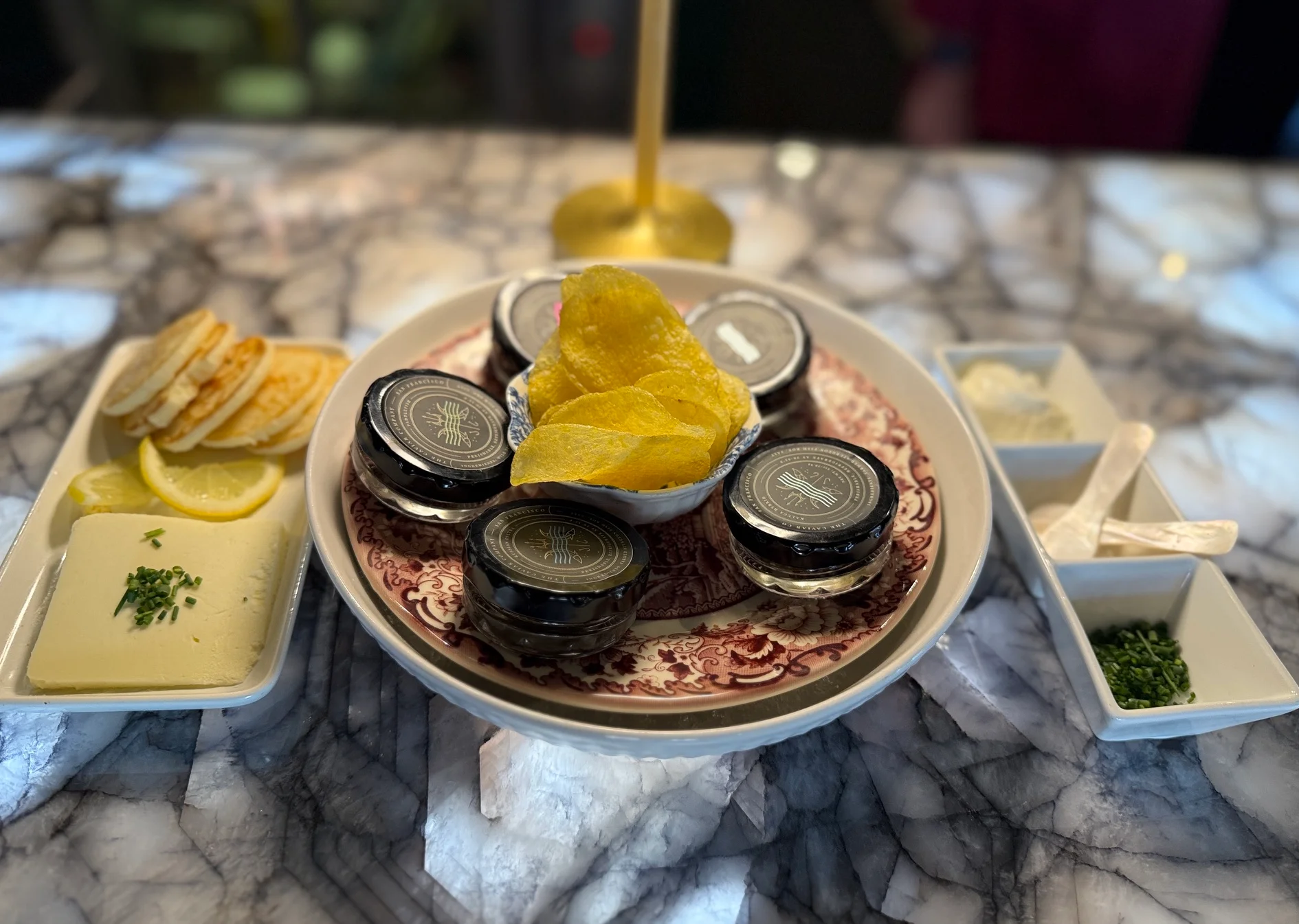 Caviar service