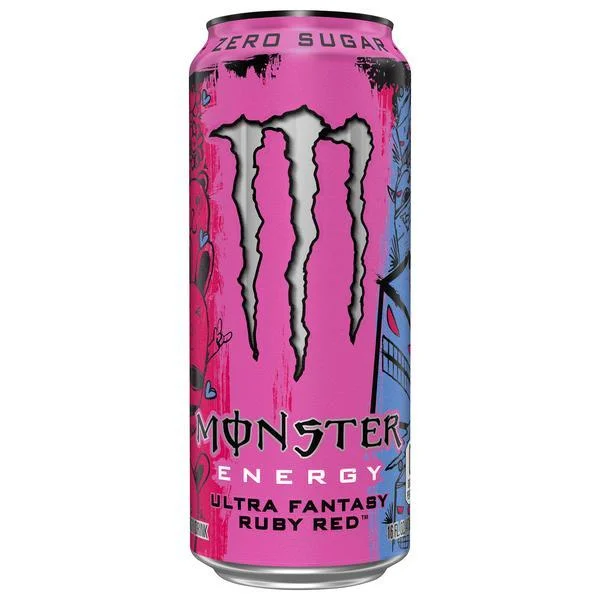 Monster Energy Ultra Fantasy Ruby Red Zero Sugar Energy Drink