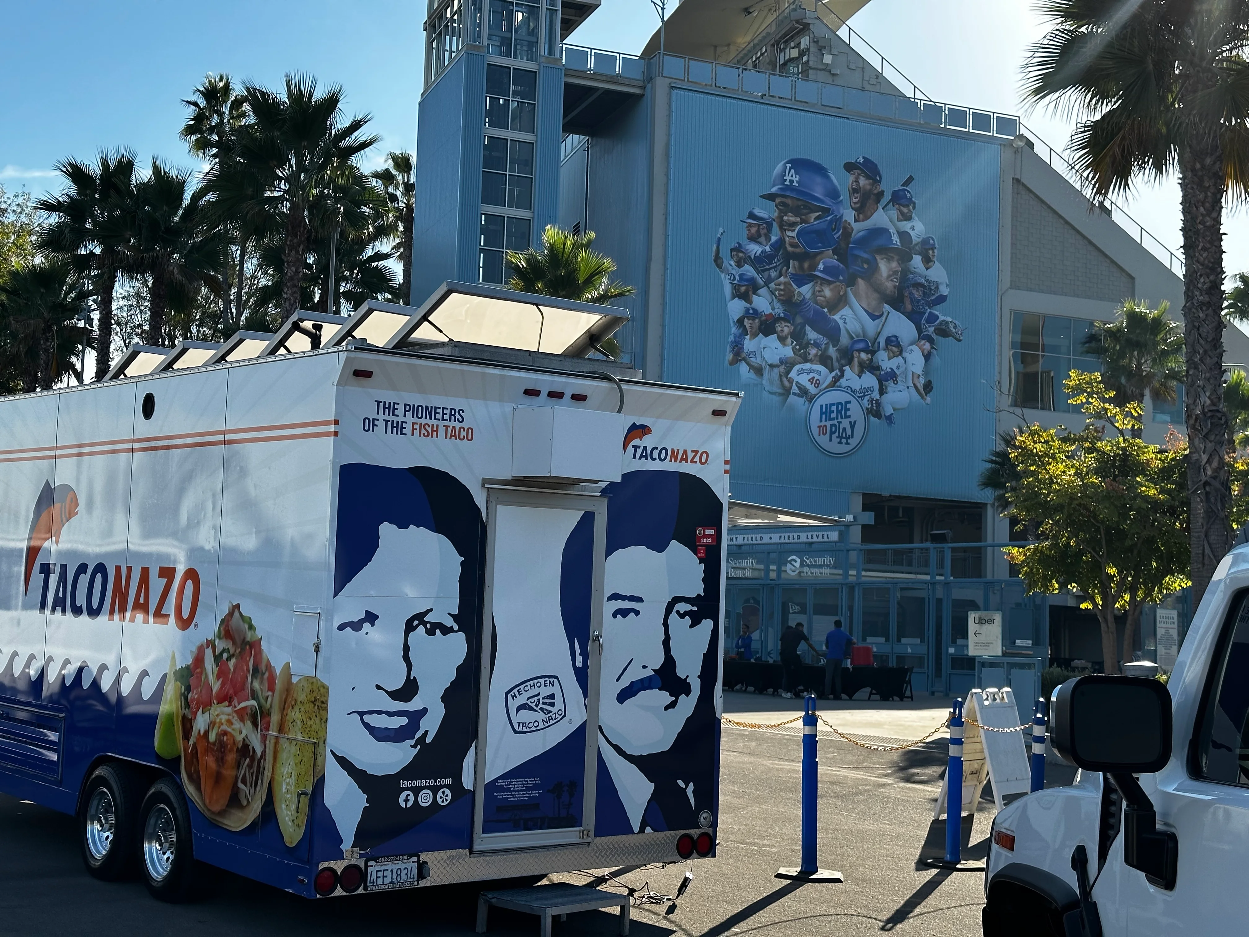 Taco Nazo Catering the LA Dodgers