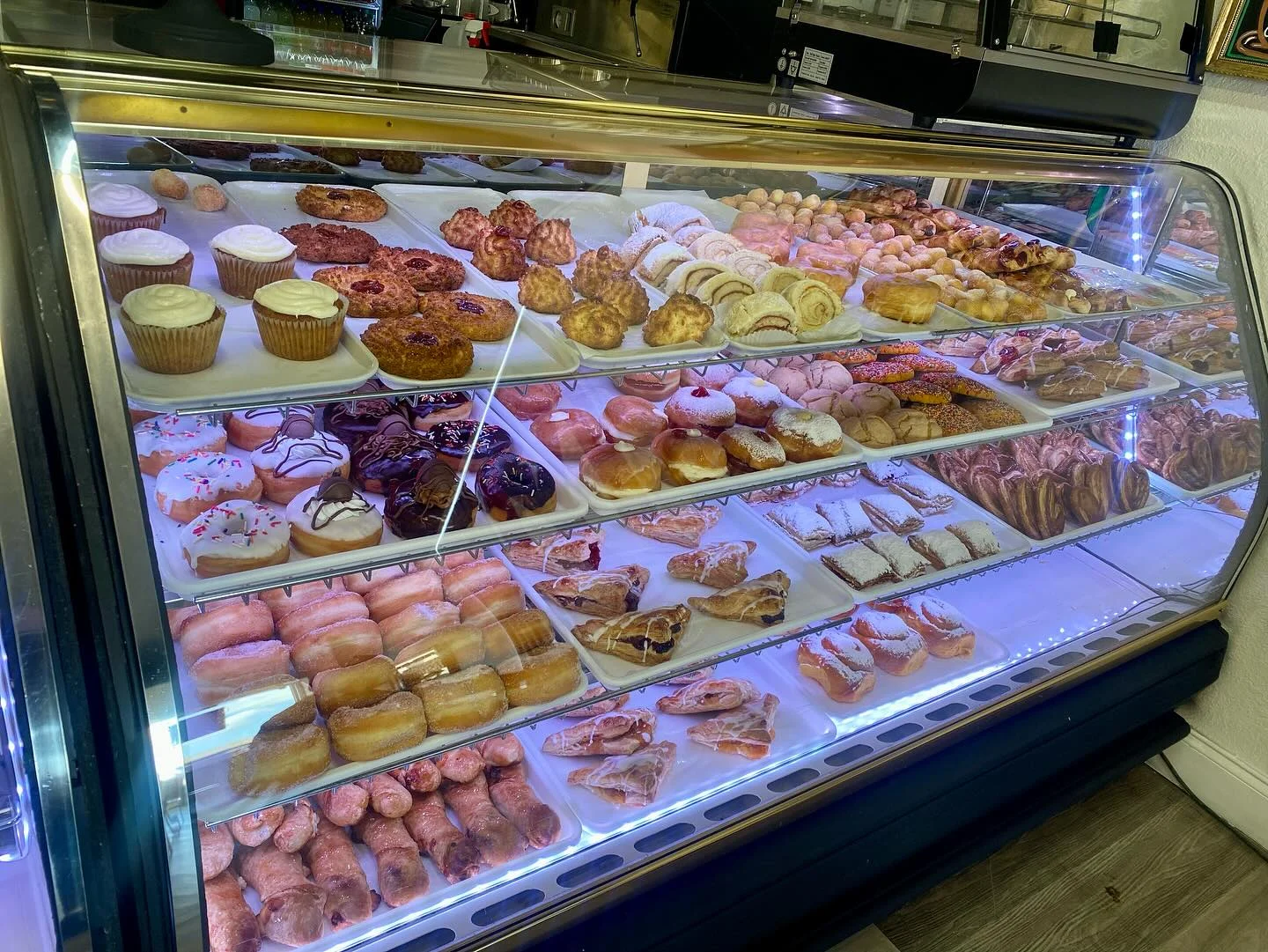 A line up of baked goods