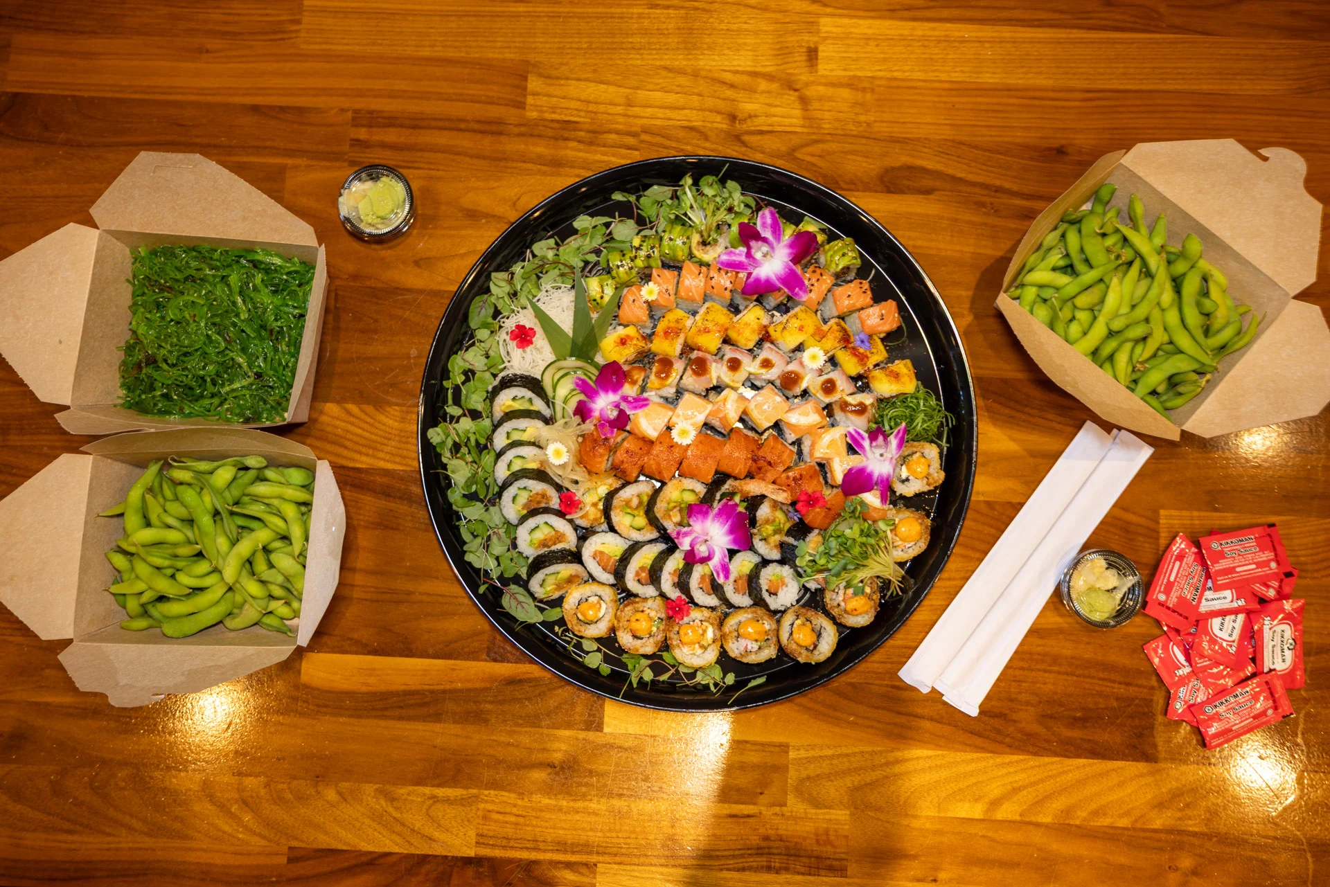 Large Sushi Plater To-Go