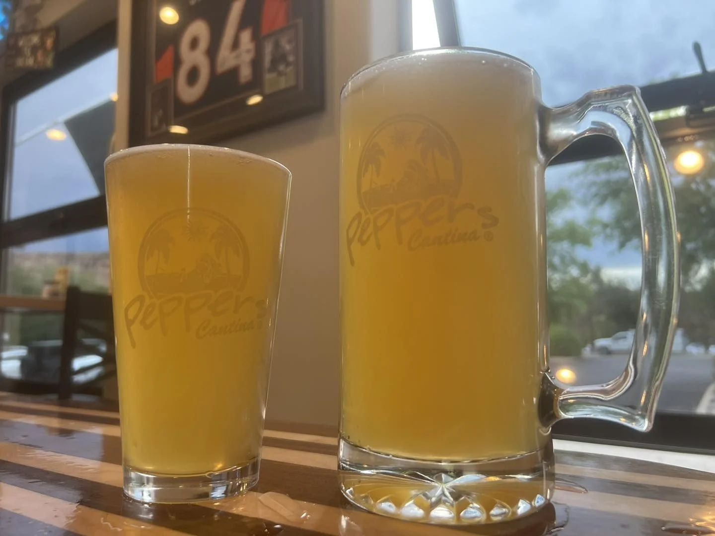 Refreshing craft beers at Peppers Cantina