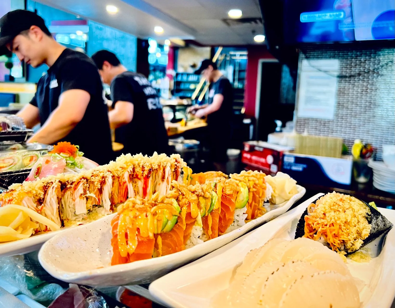 A restaurant chef preparing a dish