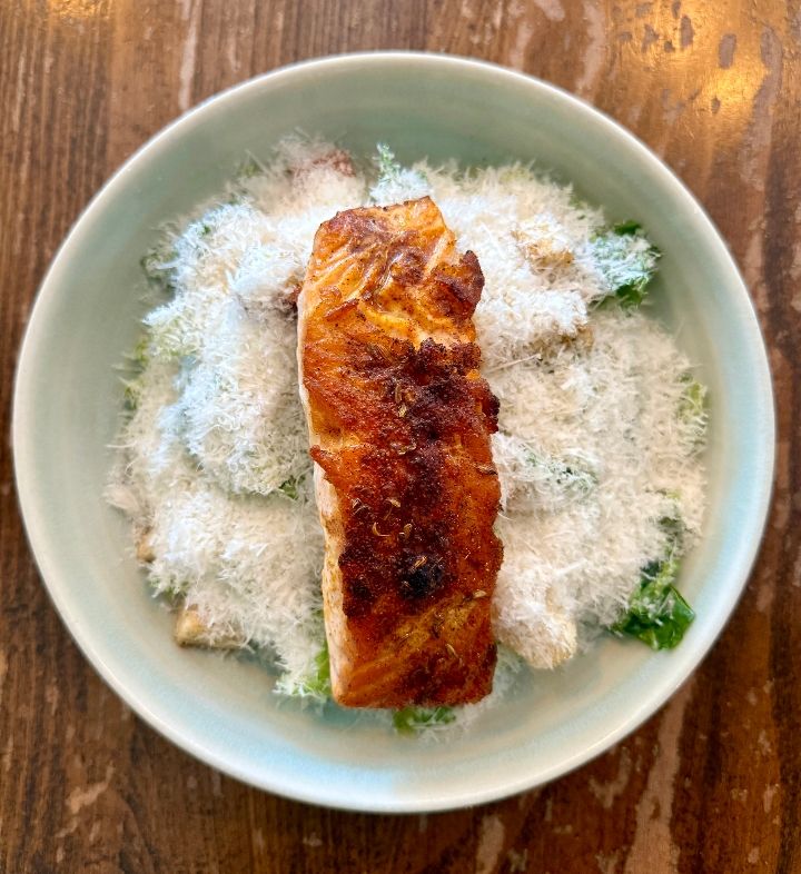 BLACKENED SALMON CAESAR at Ardsley Station