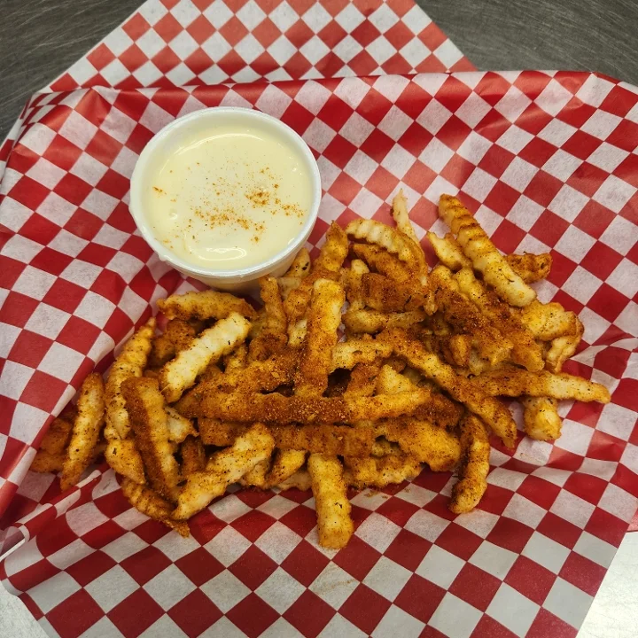 Crack fries with cheese