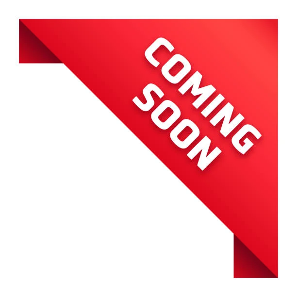 Red banner with 'Coming Soon' announcement