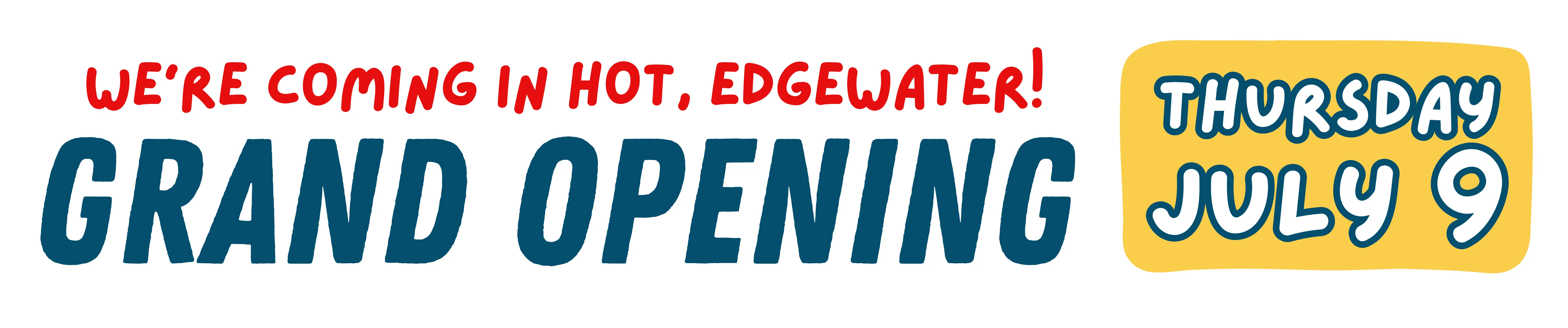 Nico's is coming to Edgewater, MD! Join us for the Grand Opening on Thursday, July 9 @ 11AM!