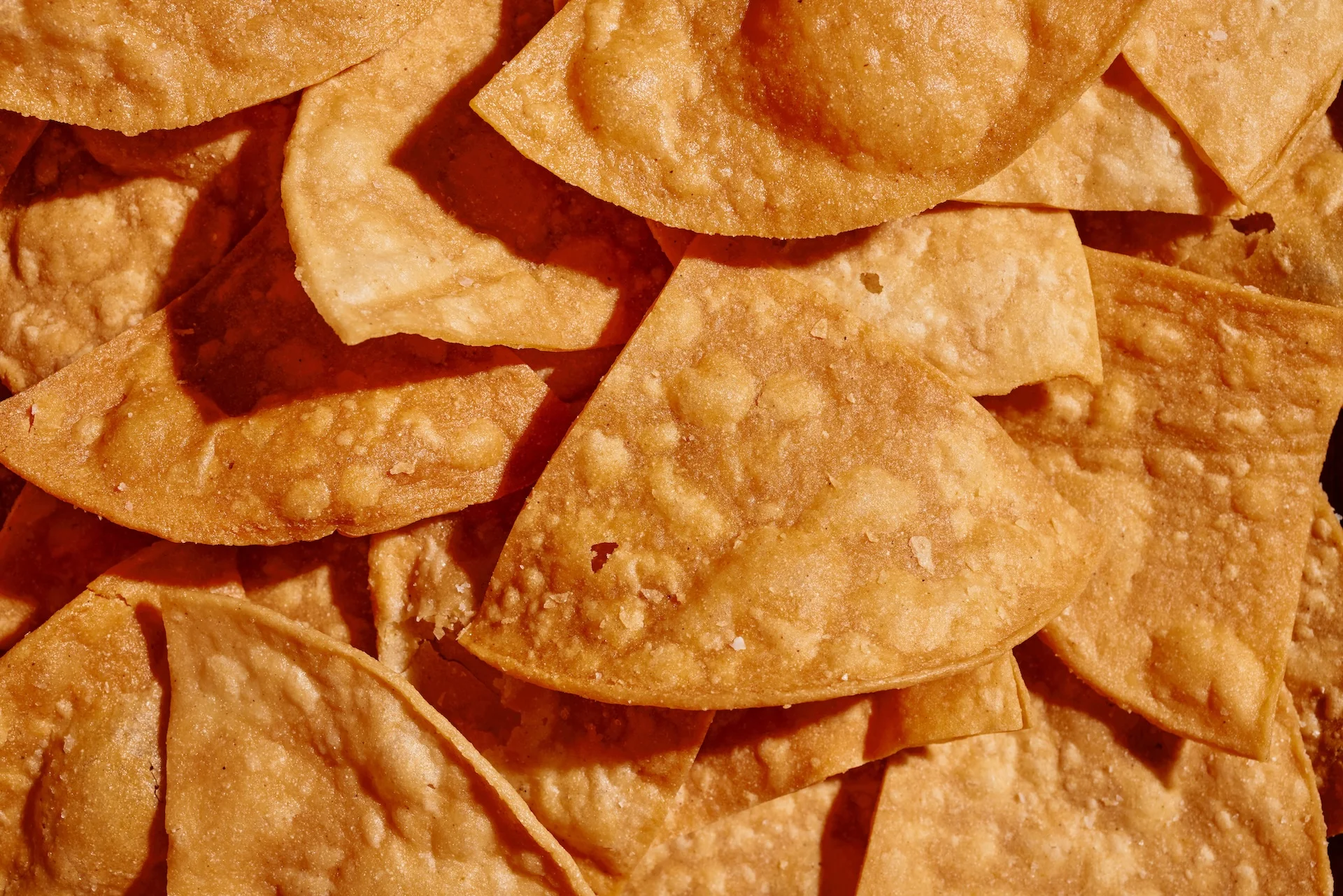Crispy tortilla chips, a popular Mexican snack
