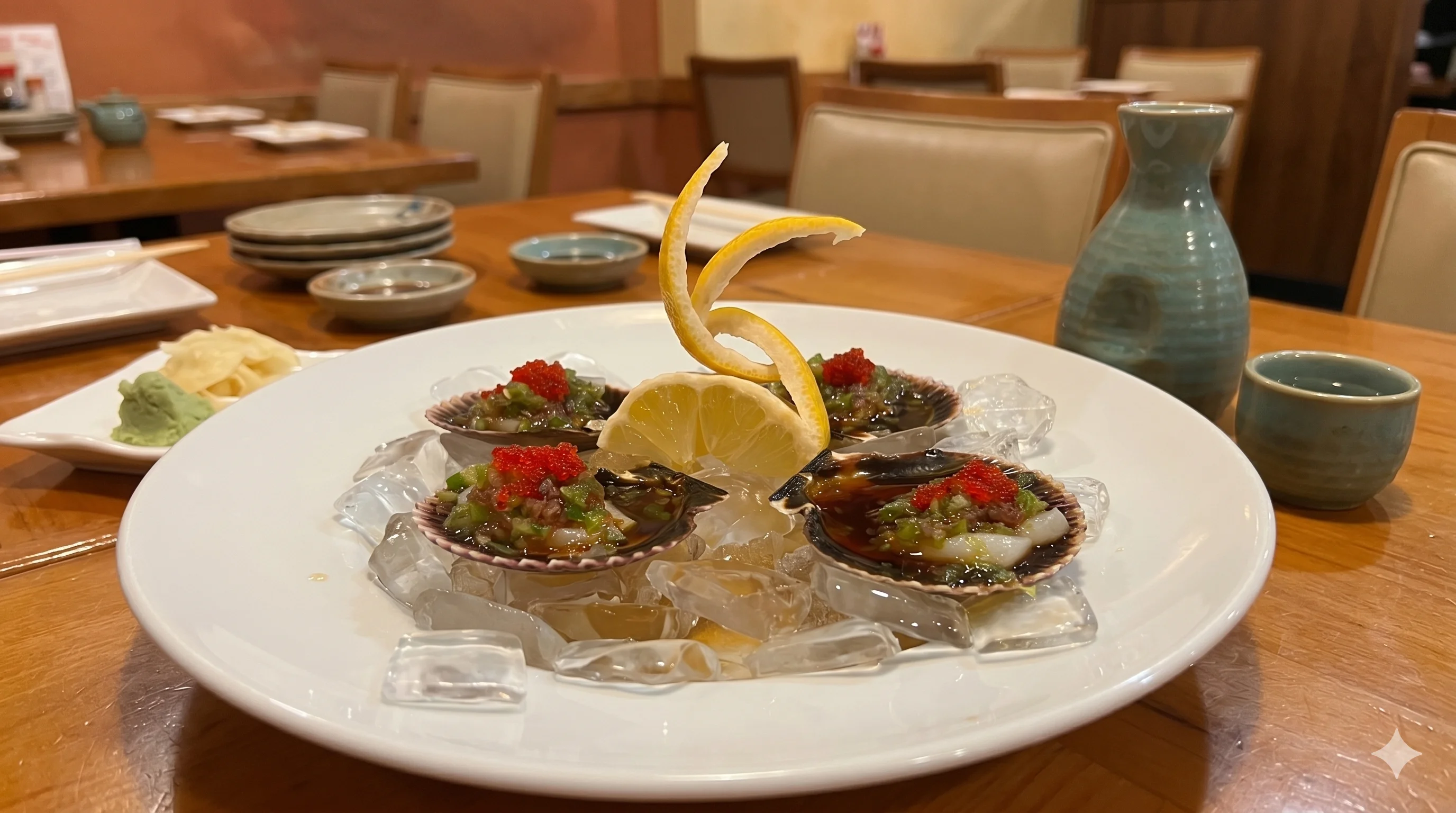 A beautifully arranged table with gourmet dishes and elegant tableware.