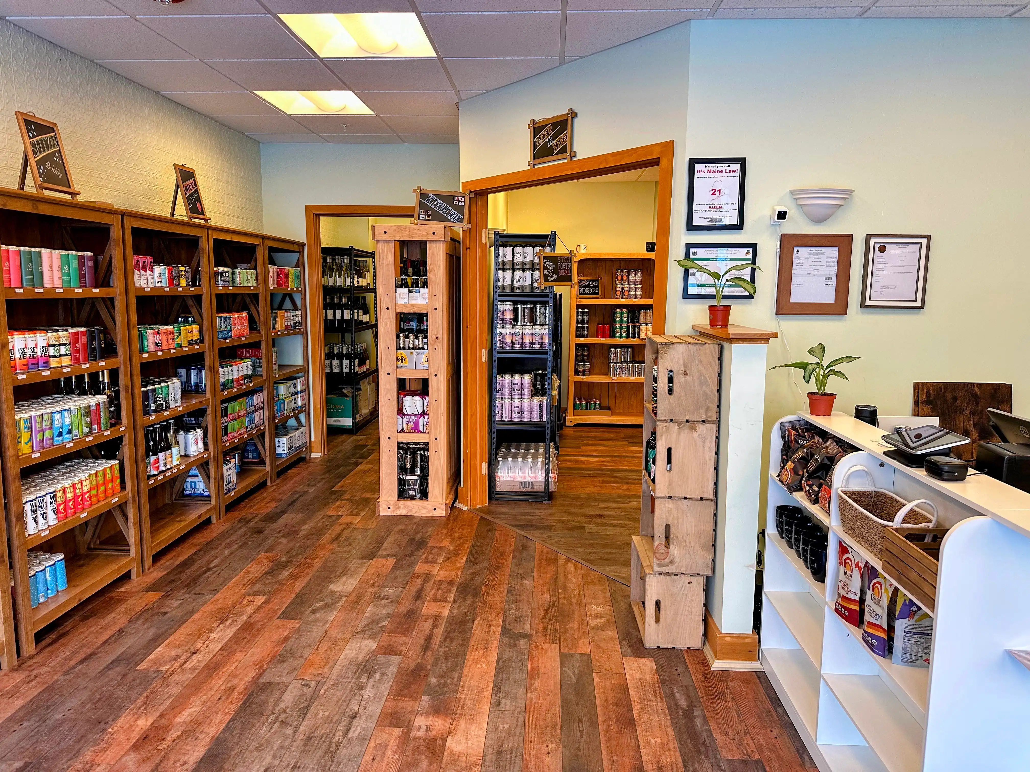 A look at the interior of Brew England Beer Store