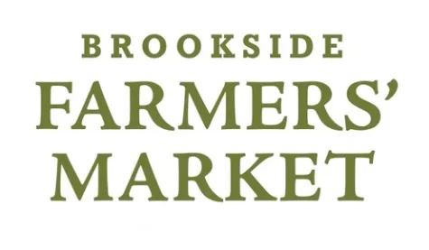 Brookside Farmers' Market logo in green lettering
