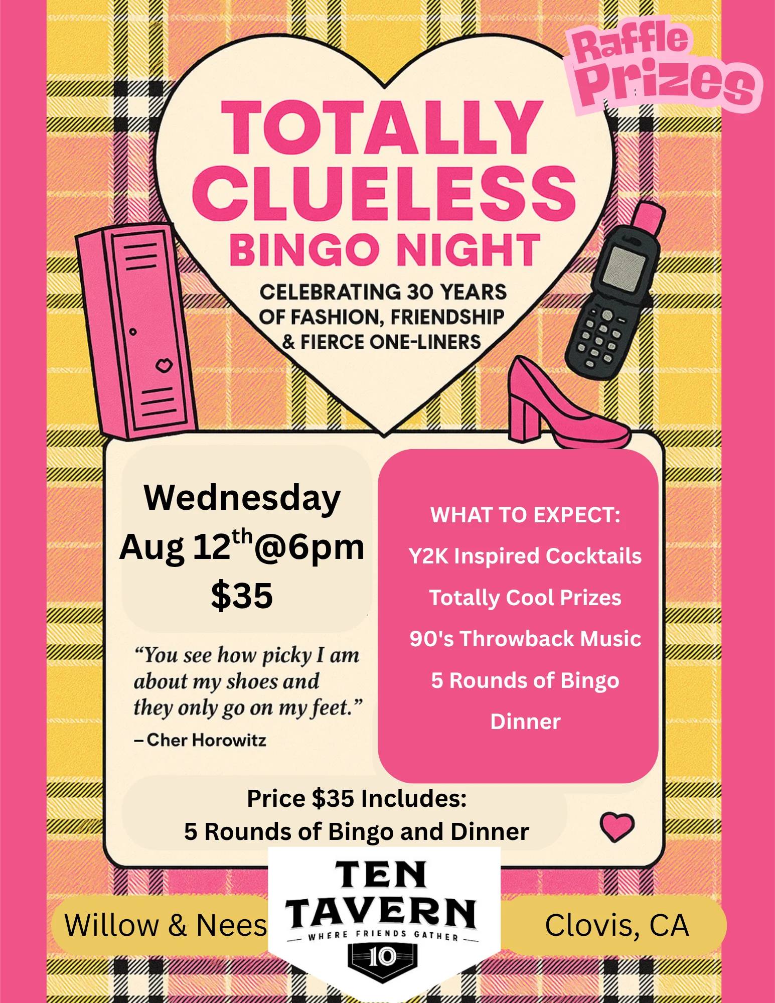 Clueless Music Bingo