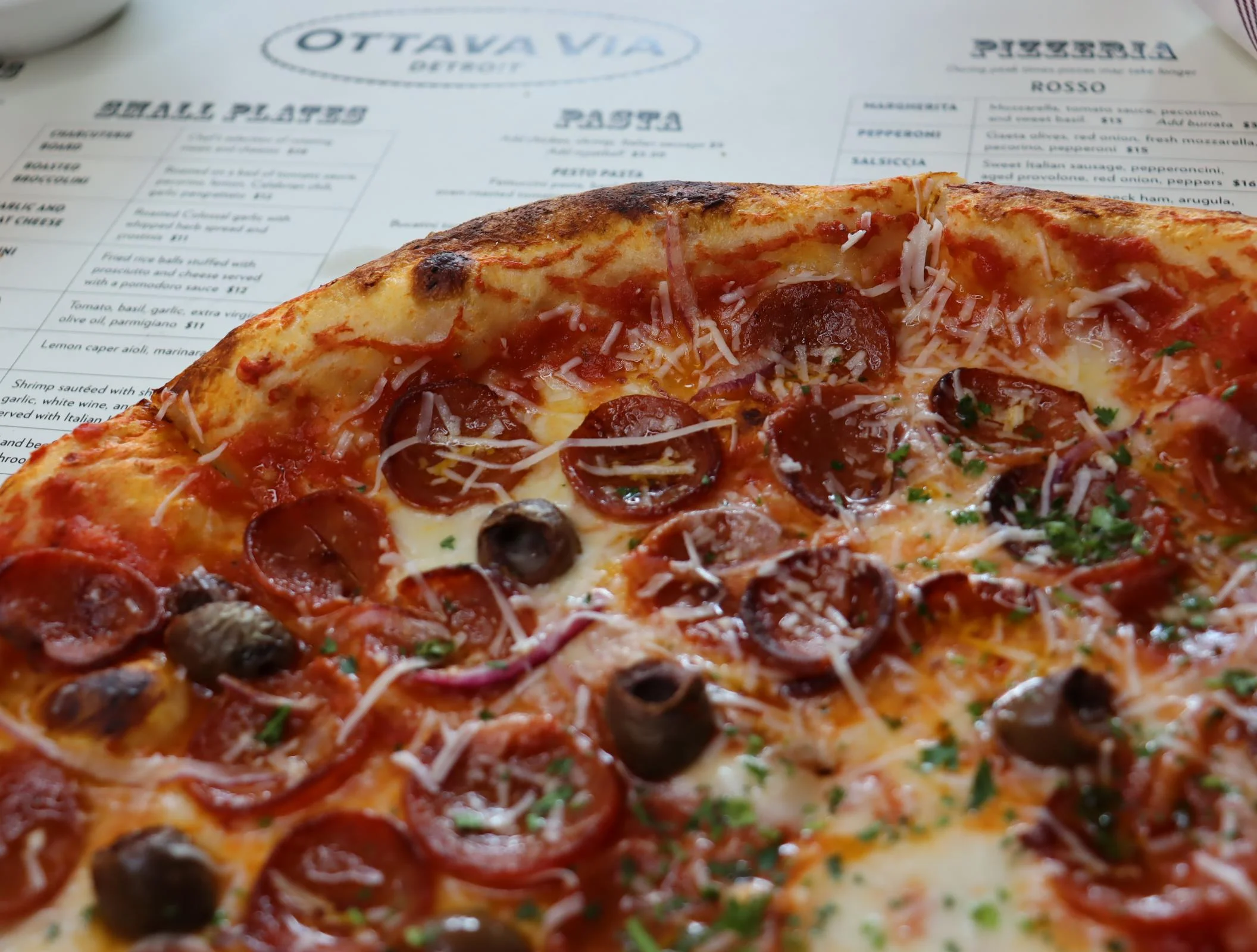 Pepperoni pizza