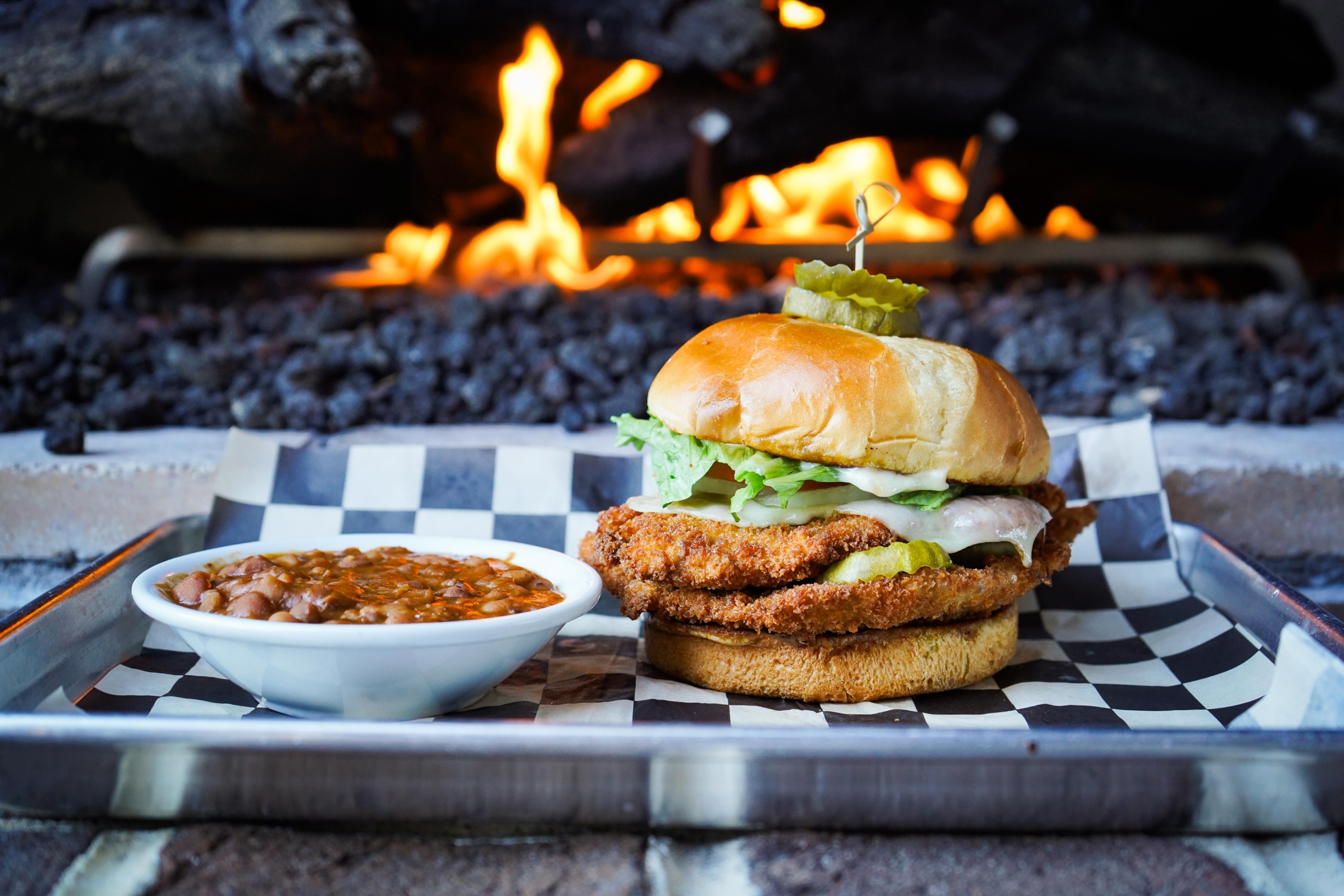 Pork Tenderloin Sandwich at The Smokehouse