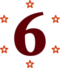 Star icon representing high rating for Day Six Coffee
