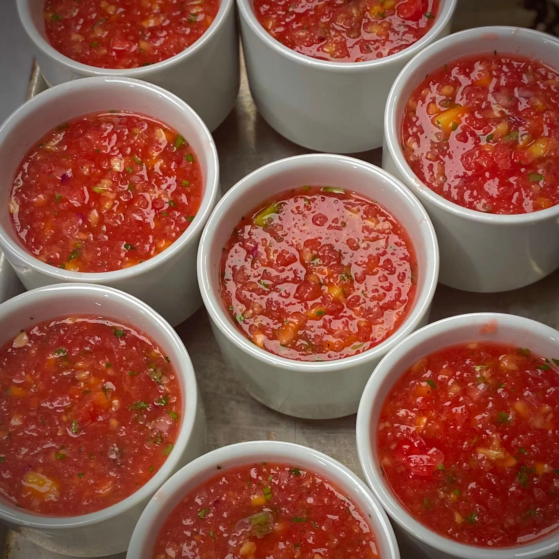 Watermelon Mango Gazpacho