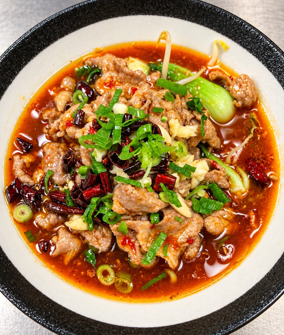 P10 🌶️水煮肉片 Sliced Pork In Chili Oil  