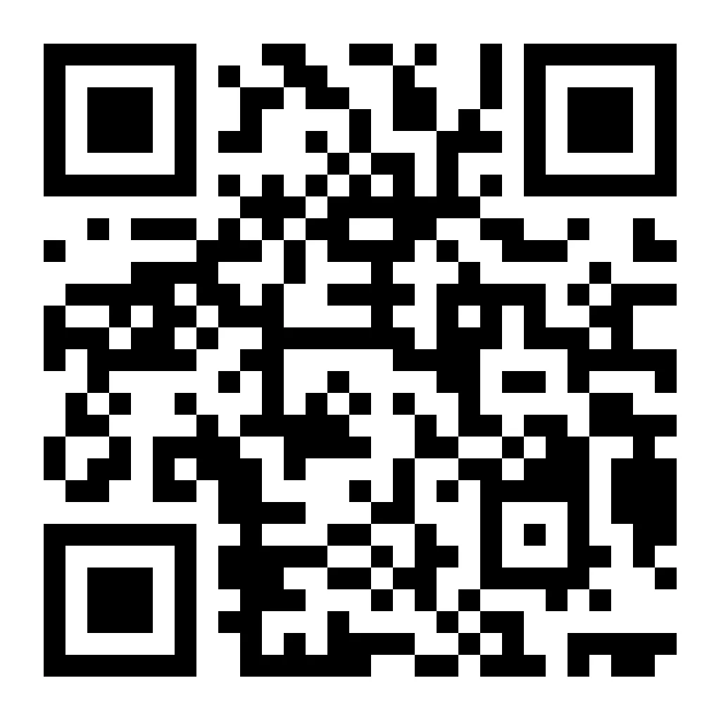QR code for restaurant menu or promotion