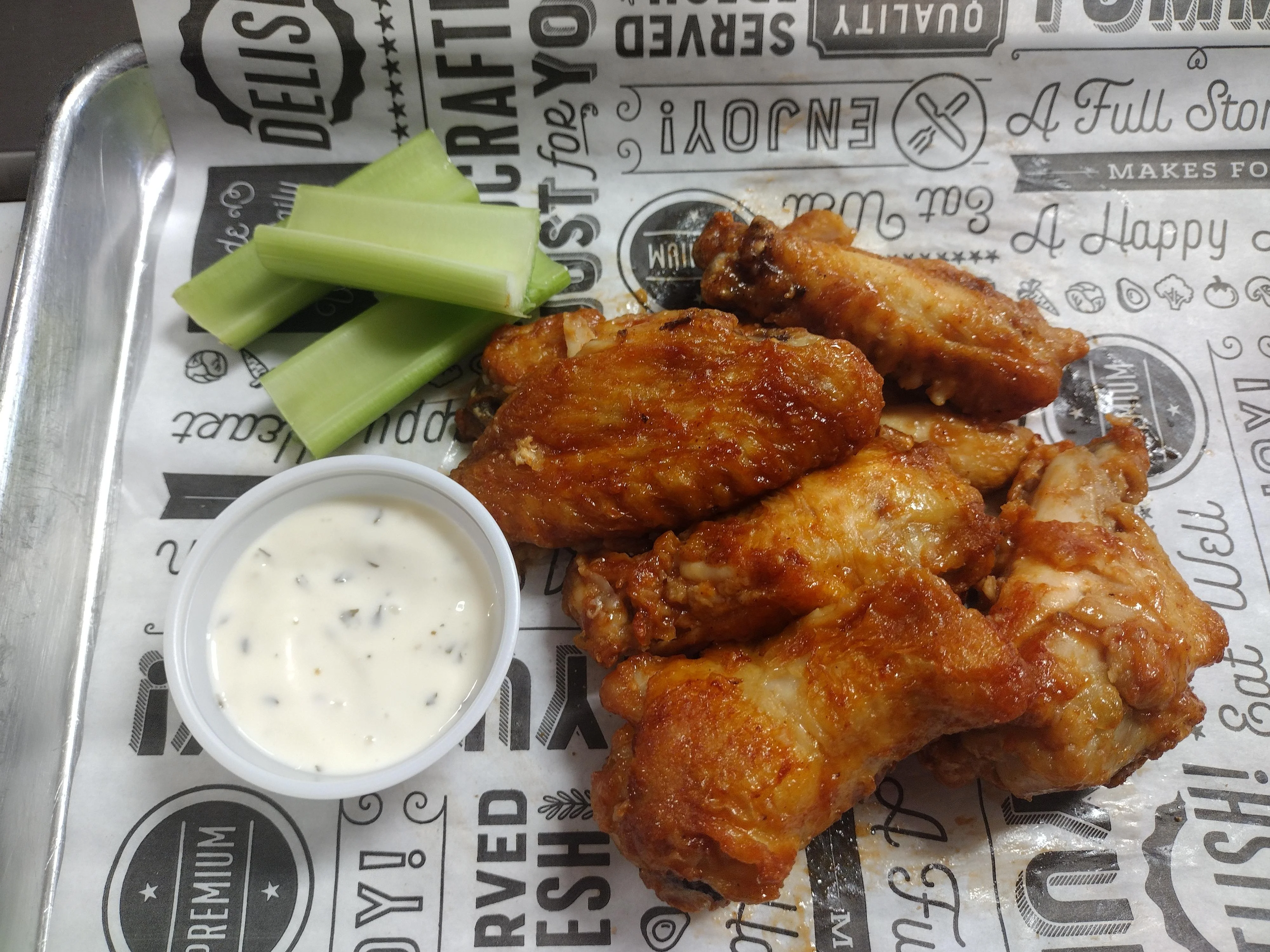6 Jumbo Wings