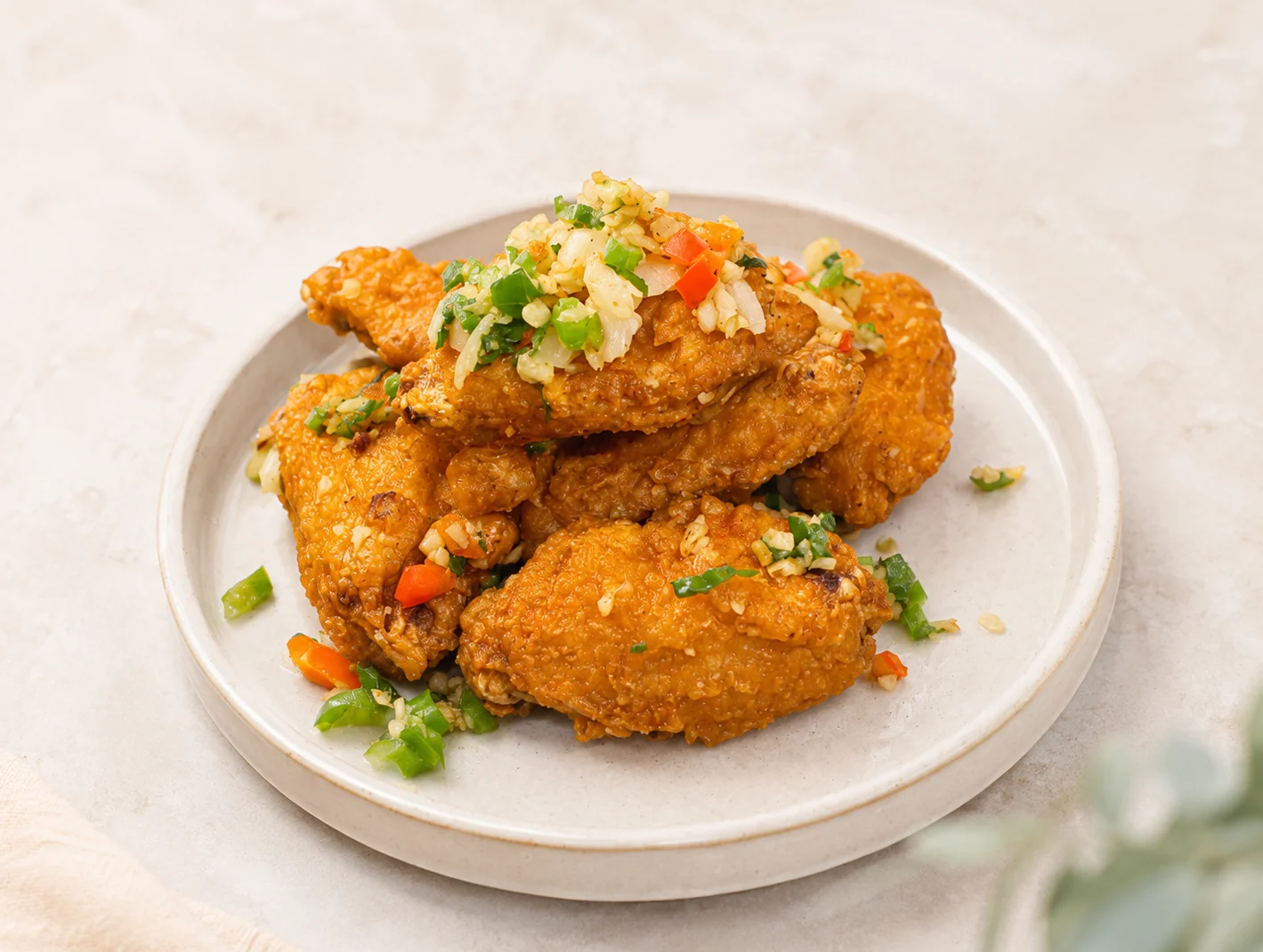 B6.Salted & Pepper Chicken Wings（6pcs）