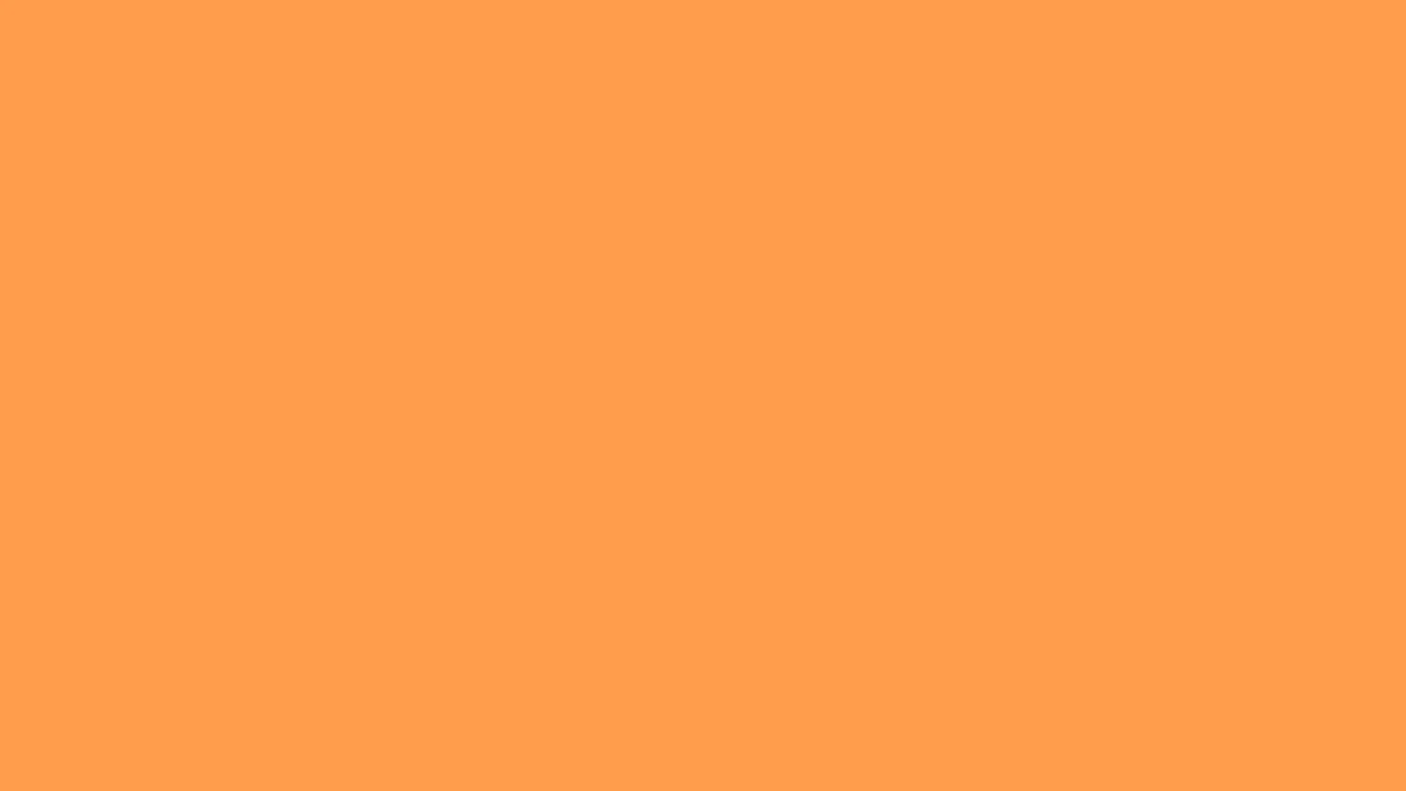 Solid color background in warm orange hue