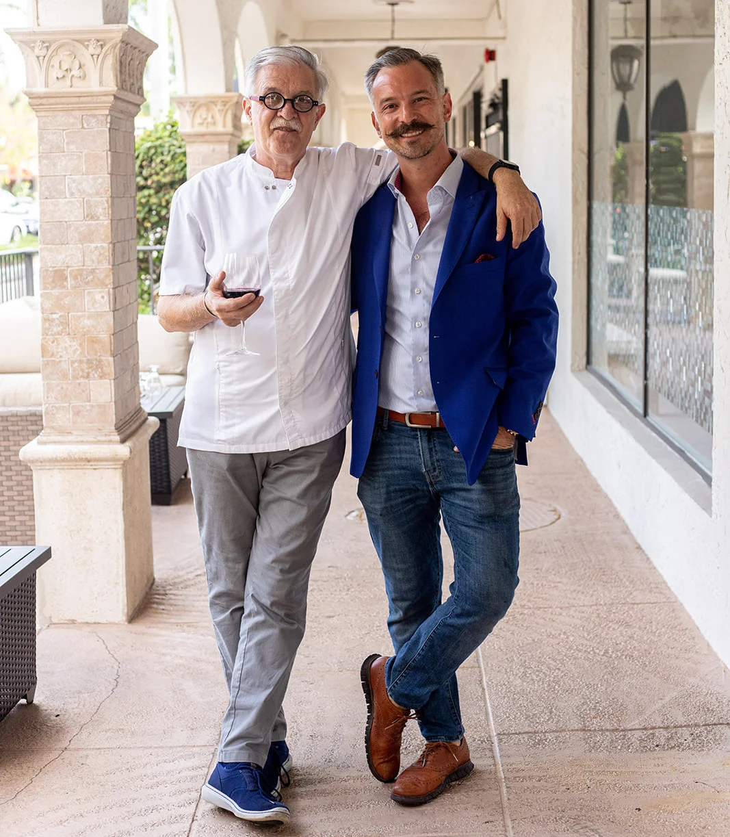 Michael & Daniel Velicu - Owners of Medi Terra Restaurant in Boca Raton, Florida