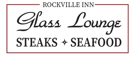 A sign with a clean design showcasing a restaurant's name and specialties.