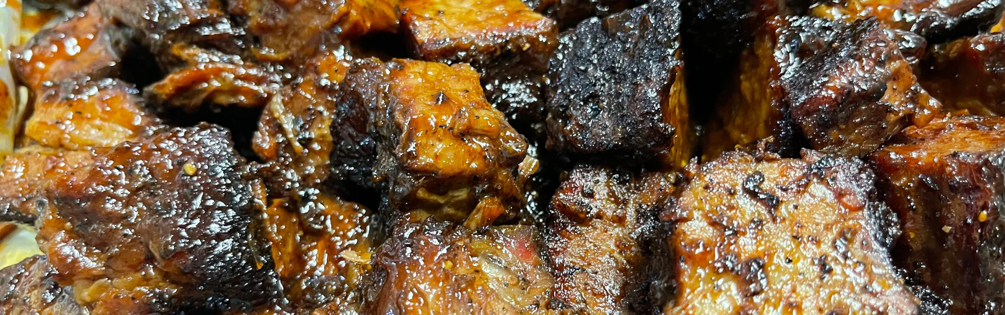 Slow Smoked Spareribs right off our smoker