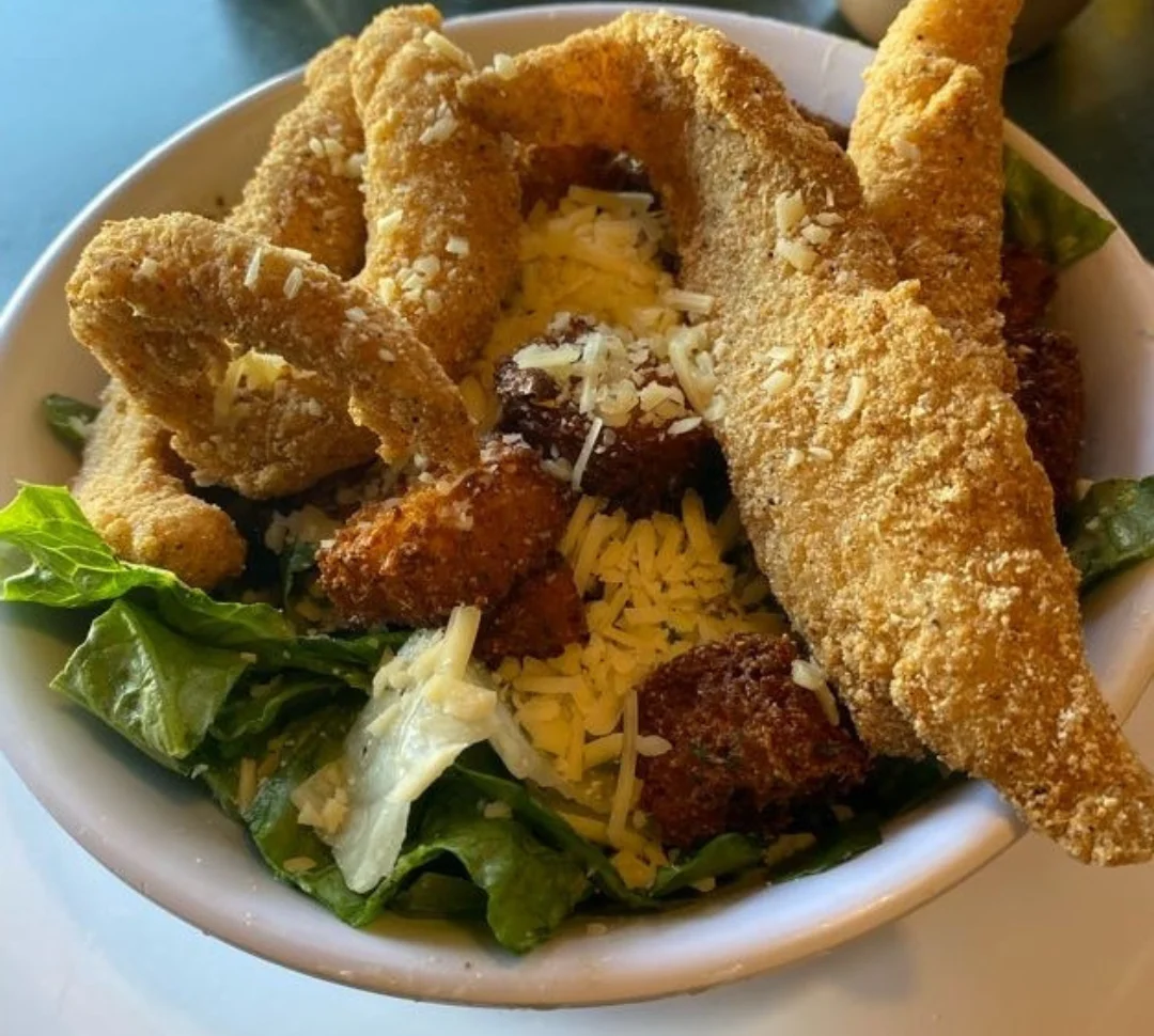 catfish caesar salad