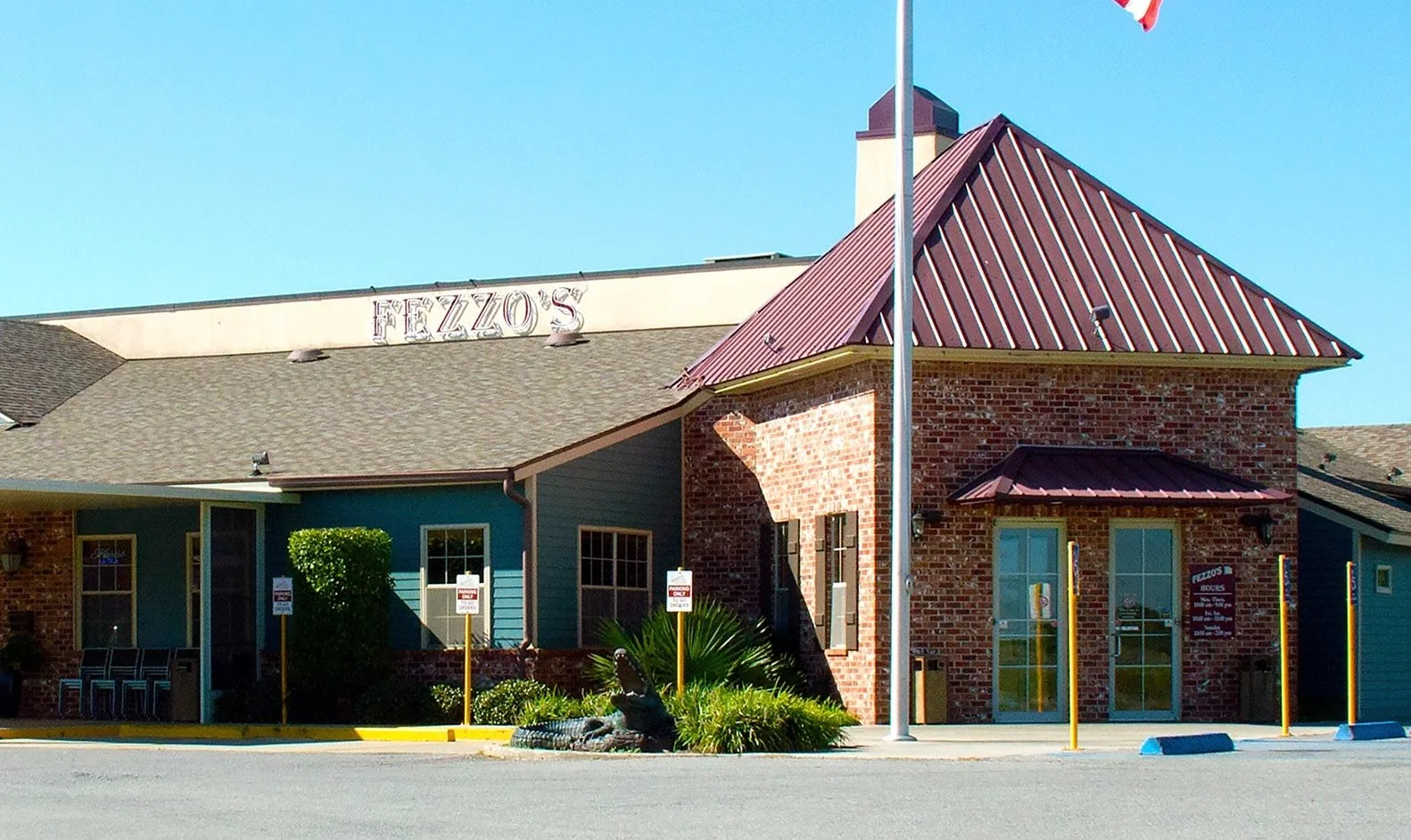 Exterior view of Fezzo's Seafood Steakhouse & Oyster Bar Scott